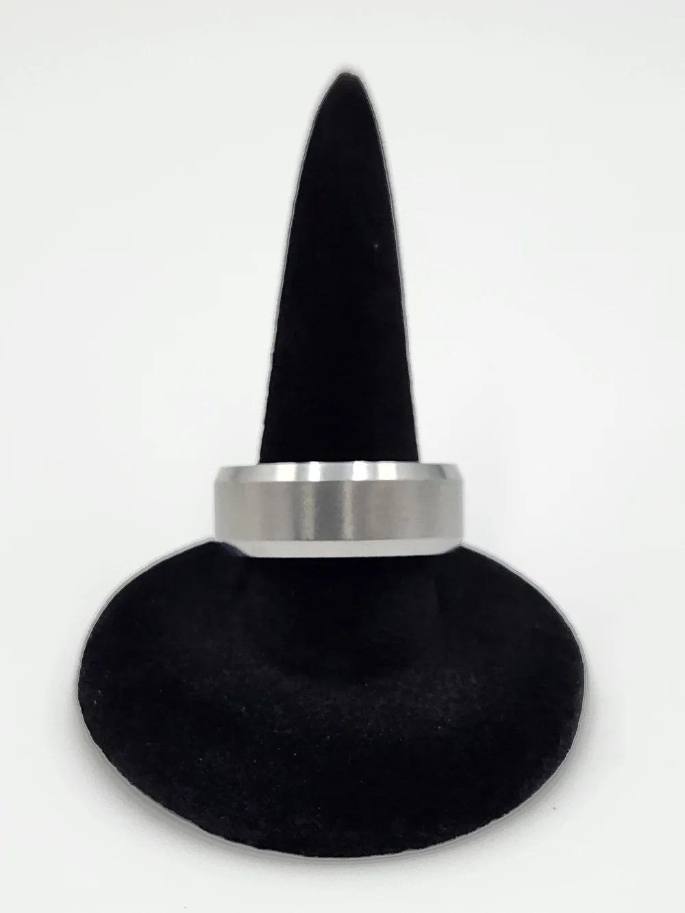 Men's Brushed Silver Tungsten Band
